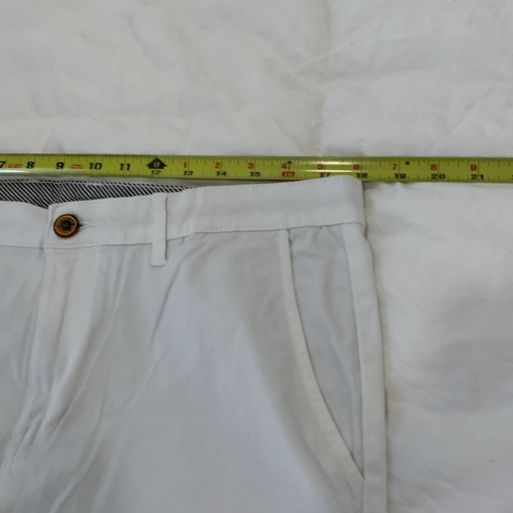 NWT Jach's New York Bleeker Stretch Twill White Short‎ Size 34 - Picture 9 of 14